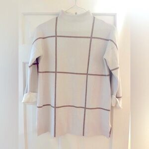 Christian Siriano Checkered Sweater